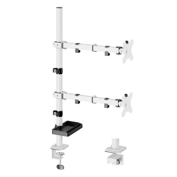 UPGRAVITY モニターアーム デュアル 縦 上下 水平可動 2画面 ディスプレイ アーム 32...