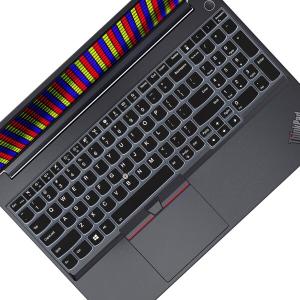 Lenovo Thinkpad キーボードカバーとスキンプロテクター - ブラック E15、L15、T15、P15S、P52、P52、S、P72