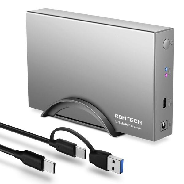 HDDケース 3.5インチ RSHTECH ハードディスクケースUASP対応 6Gbps高速転送速度...