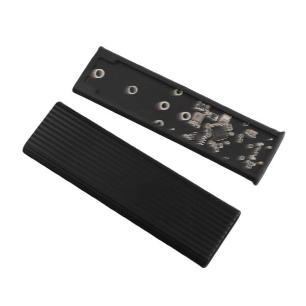 USB C 3.1 付き M.2 NGFF SSD エンクロージャ アダプタ、アルミニウム シェル、...