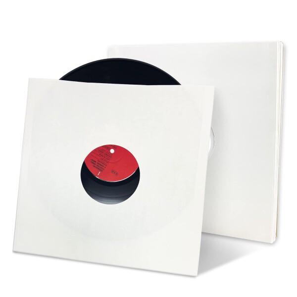 40枚入 12インチLP保護ケース LP用レコード紙袋 穴空き オープン開口式