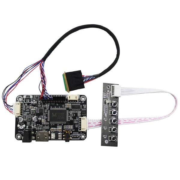 VSDISPLAY HD LCDコントローラ基板 対応7インチ 10.1インチ LVDS 40ピン ...