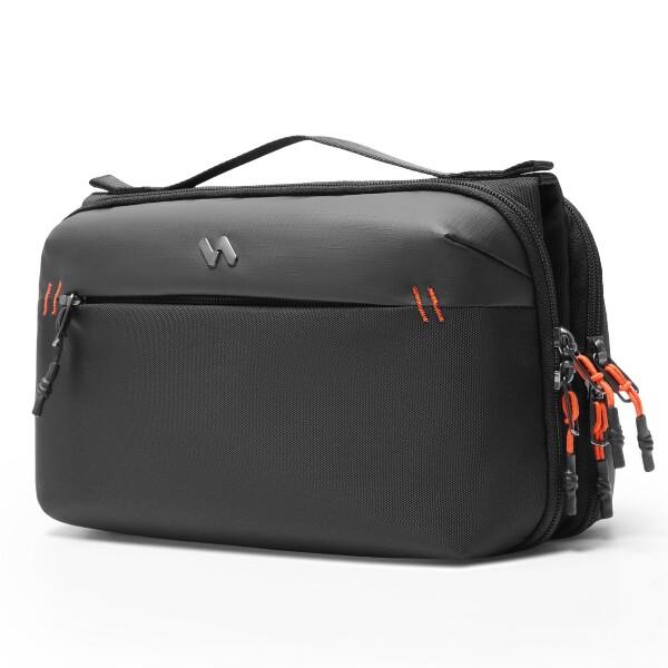 Inateck マルチ機能電子機器オーガナイザー、アクセサリーバッグ、ケーブル、充電器、ヘッドフ