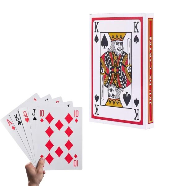 Doyeemei キングサイズ トランプ 特大 (6倍) 大きい カードゲーム ファミリー 家族 マ...