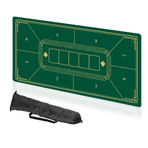 koundeneko ポーカーマット 8人用 カジノ カードゲーム テキサスホールデム プレイマット...