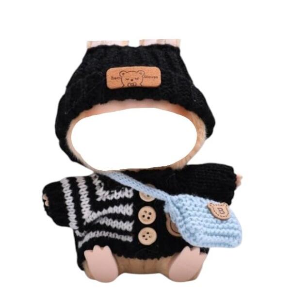 ラブブ 服 ニット帽 セーター バッグ (カラー３)