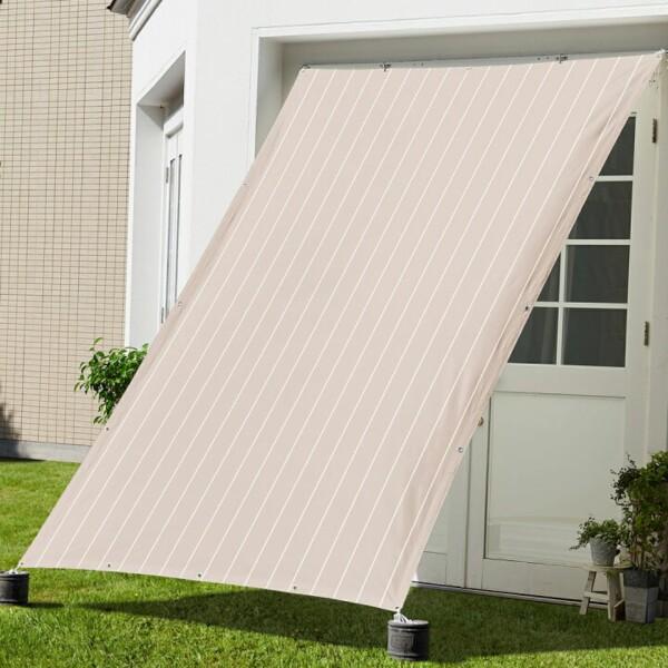 Candor(R) サンシェード 撥水 オーニング 日よけ ベランダ 窓 目隠し 紫外線対策 シート...