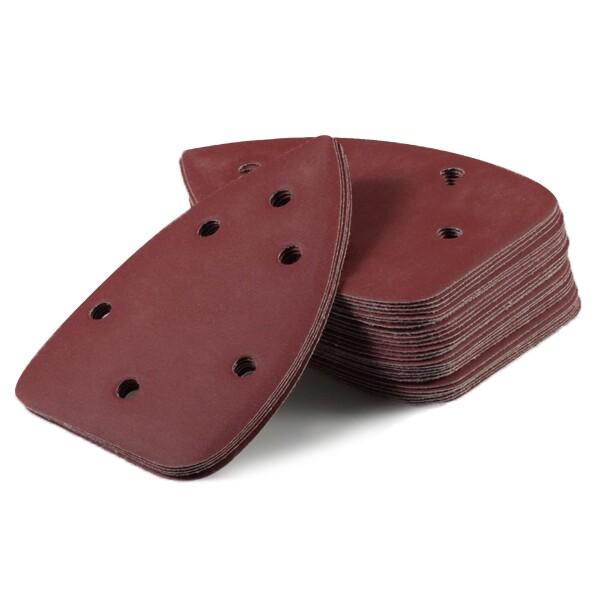 LEONTOOL ミニデルタサンダー用 サンドペーパー 30枚 #400 140mm 6穴 サンディ...