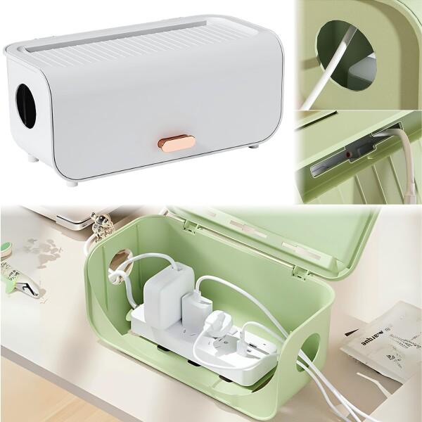 Mellbo ケーブルボックス ケーブルケース 配線ボックス コード隠し 電源タップ スリム おしゃ...