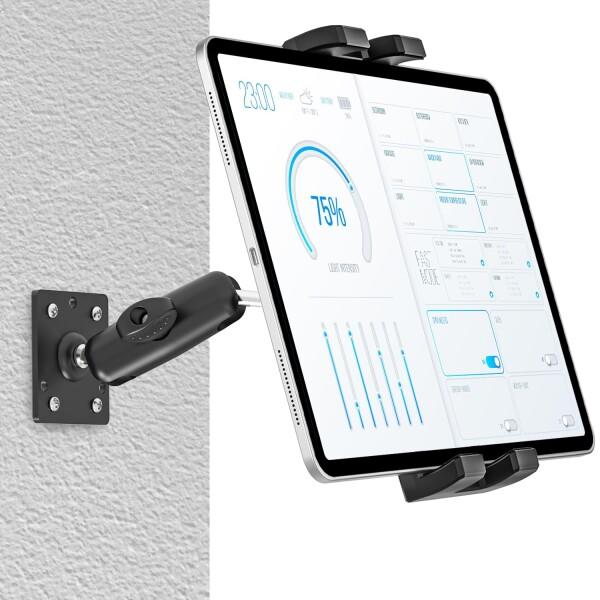 EXSHOW タブレット壁掛けスタンド iPad 壁掛け ホルダー アーム 4.7〜13インチ対応 ...