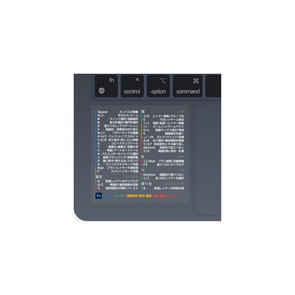 LOGIX「Photoshop/Illustrator」2枚組 ショートカットキー・シール 日本語版...