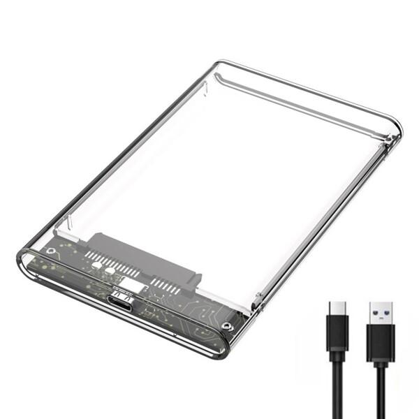 SZSL 2.5インチHDDケースHDD/SSDケース USB 3.1接続規格UASP対応 5Gbp...