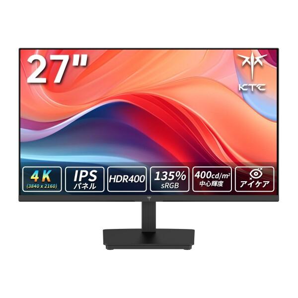KTC 27インチ 4K UHDゲーミングモニター 3840x2160@60Hz (HDR400対応...