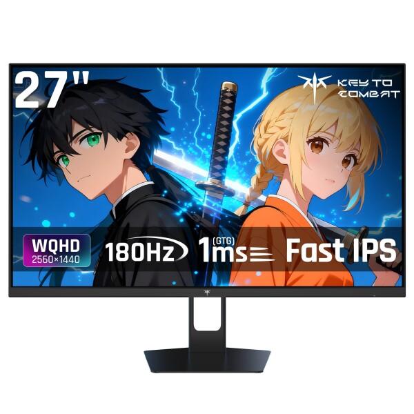 KTC 27インチゲーミングモニター WQHD (2560x1440) 180Hz 1ms(MPRT...