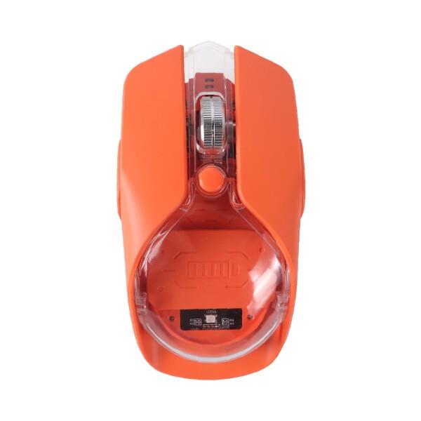 透明マウス ワイヤレス Bluetooth/2.4GHz/Type-C有線対応 静音 4台接続 75...