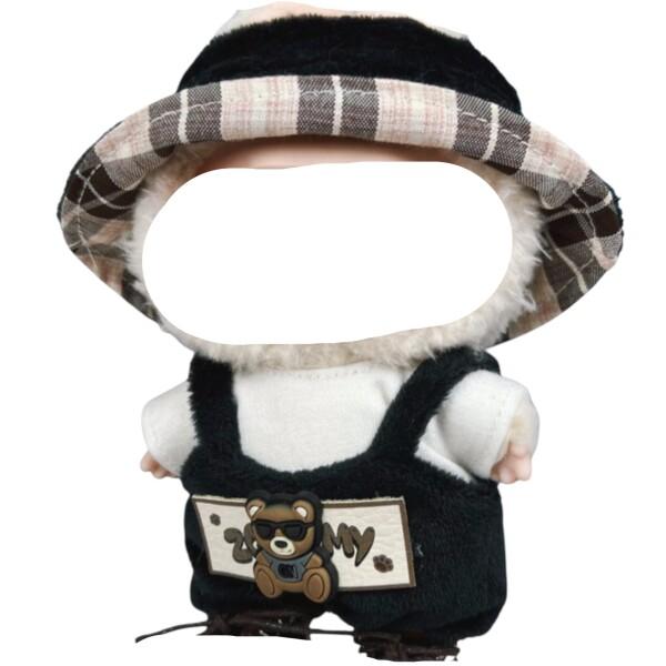 AXLUCE ラブブ 服 帽子 ぬいぐるみ 服 (E)