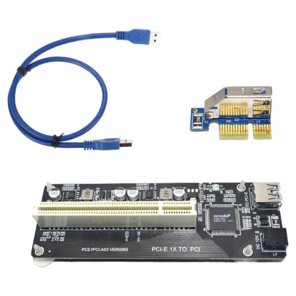 オーディオファン PCI-E PCIアダプターレジンライザー拡張カード ASM1083 PC I-E...