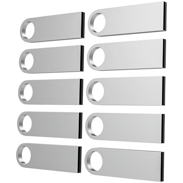 ABLAZE USBメモリ 16GB 10本セット 金属製 防水 USB2.0 フラッシュドライブ ...