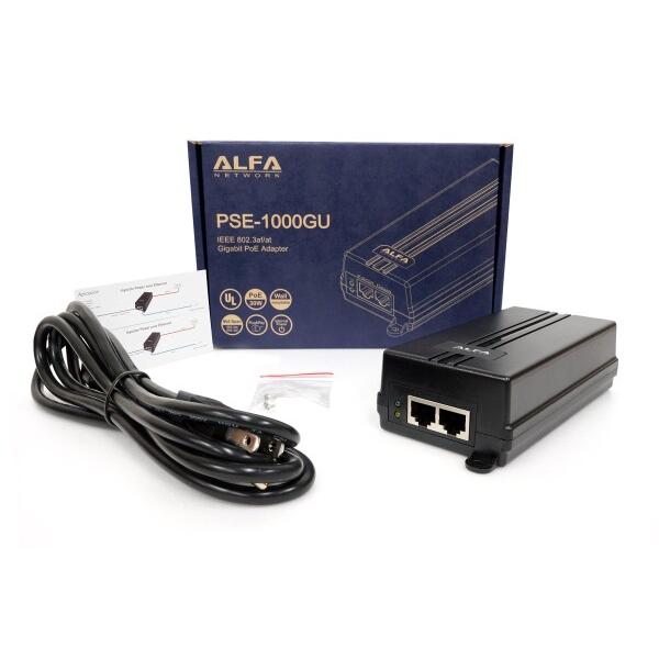 ALFA PSE-1000GU 48V 30W ギガビット Giga PoEインジェクター IEEE...
