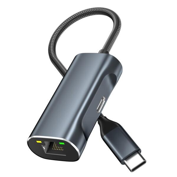 USB LAN変換アダプター 2-IN-1 LAN USB 変換アダプタ 1000Mbps 高速通信...