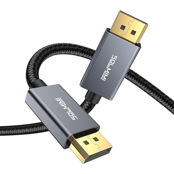 SOLMIMI 0.8M 8K Displayport ケーブル DP1.4 ケーブル 8K@60H...