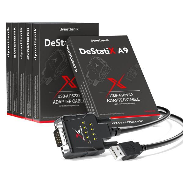 dynattenik FTDI USBシリアルアダプター ESD保護 &amp; 9信号LED搭載 ? 産業...