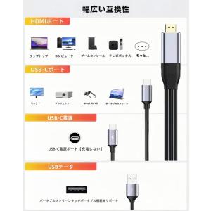 HDMI to Type-C 変換ケーブル 4...の詳細画像1