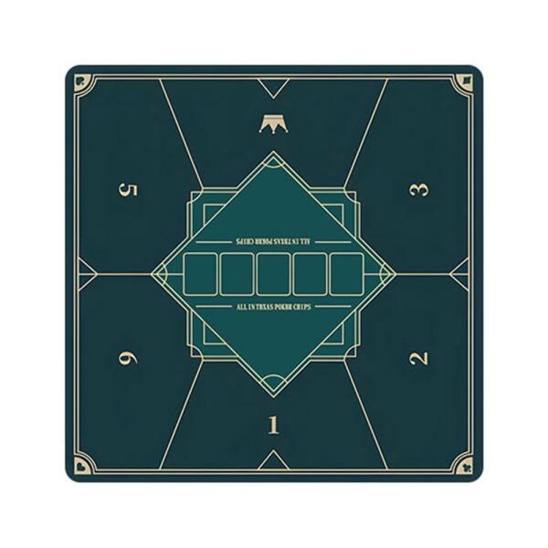 ＋Lsm ポーカーマット テキサスホールデム デジタルプリントラバーマット 80x80cm (デザイ...