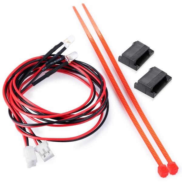 TRZX RC 単一端子線 LED ライト PH2.0 タミヤ 1/14 RC トレーラー トラクタ...