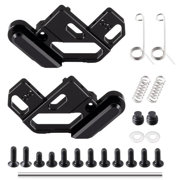 RCMAZO RCアルミ製リアアクスルホルダーサスペンションマウントハンガー（スプリング内蔵）タミ