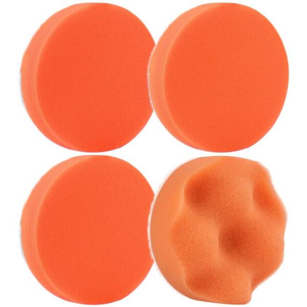 IROKCAKPT スポンジバフ 125mm ポリッシャー バフ 10個セット 細目 中目 車磨き用...