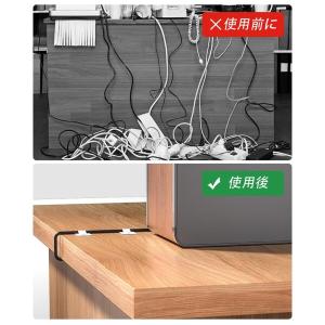 ケーブルクリップ 配線止め 粘着超強力 のり残...の詳細画像2