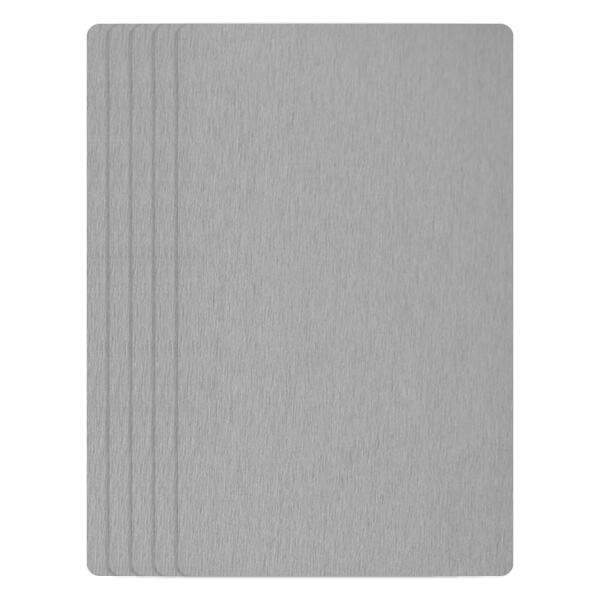 DTGN 80x40x1mm(縦x横x厚) 空白メタル名刺 - 5枚入 - レザー印刷・彫刻に最適 ...