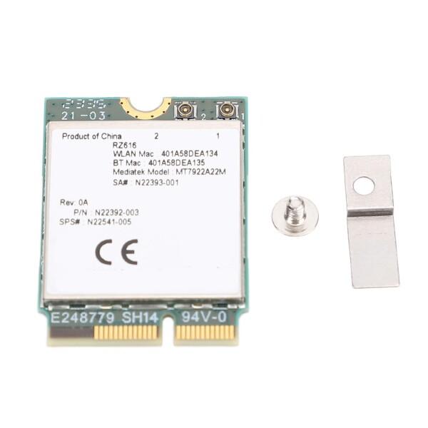 RZ616 MT7922A22M M.2 WIFI6E WLカードアダプター、5374Mbps 5....