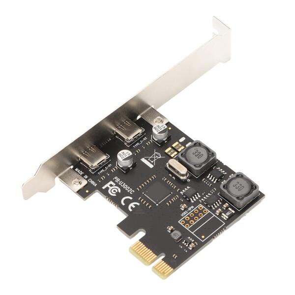 PCI E - タイプ C 拡張カード、2 ポート タイプ C 拡張カード、XP 7 8 8.1 1...