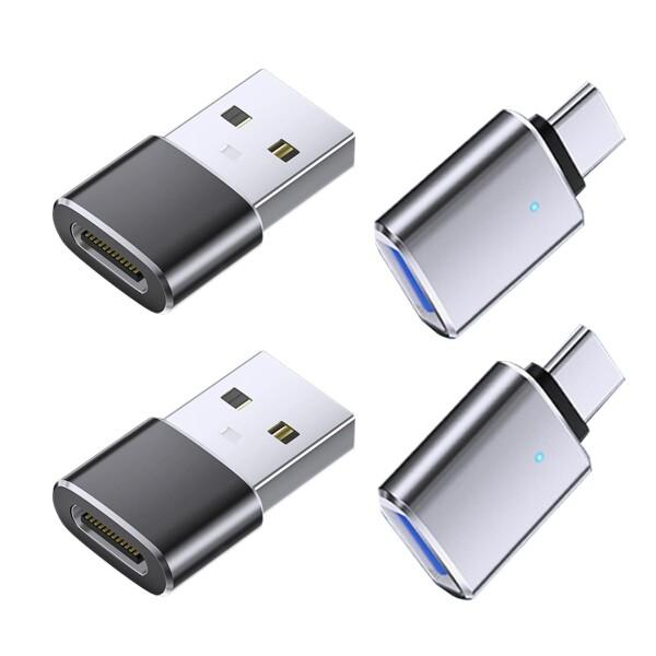 PinLiSheng USB Type C 変換アダプタ USB 3.0 アダプター 急速充電と高速...