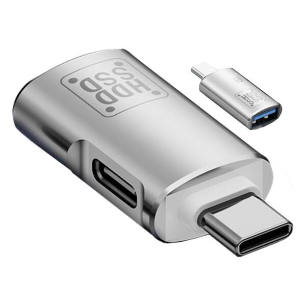 WHQ USB-C &amp; USB 3.0 変換アダプタ iOS Android 多機種対応 Type-...