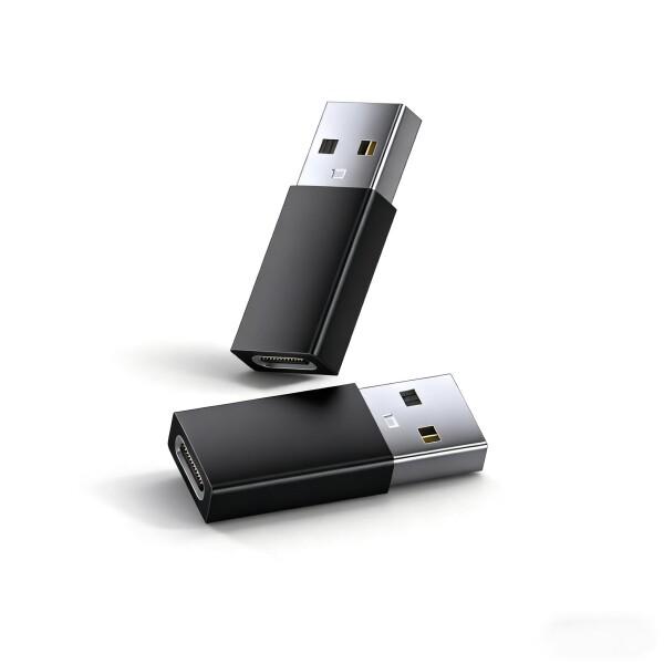 USB Type-C アダプター Type C メス - USB 3.0 オス コンバーター USB...