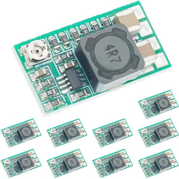 DAOKAI ミニ DC-DC 12-24V 〜 5V 3A 降圧電源モジュール 可変電圧降圧コンバ...