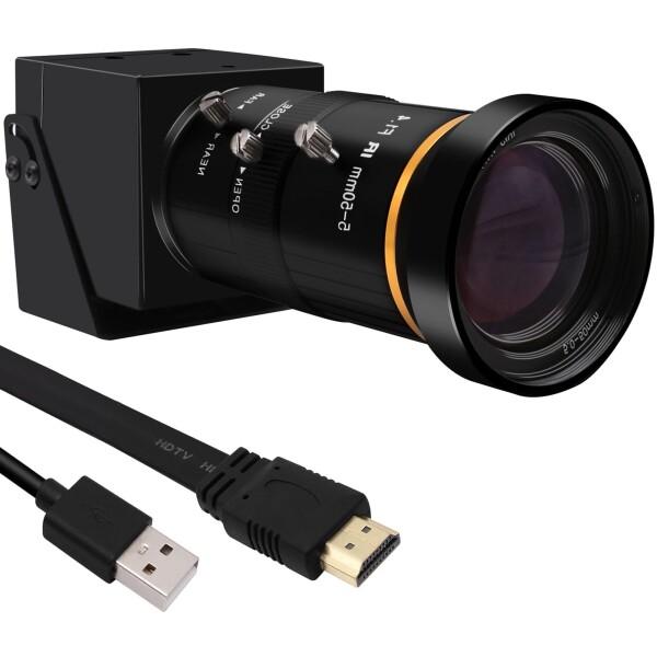 ELPUSBCAMERA HDMI USBカメラ 4K UHD 30FPS Webカメラ 10倍光学...