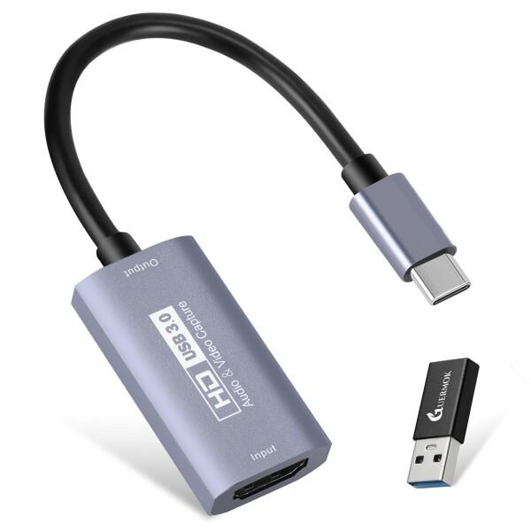 GUERMOK キャプチャーボード Switch/Xbox対応 USB3.0 HDMI to USB...