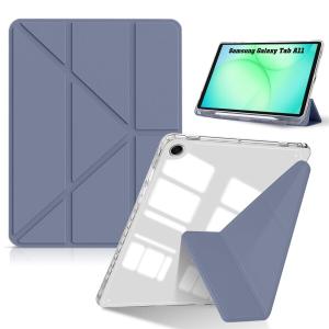 (HinZann) Samsung Galaxy Tab ケース、Galaxy Tab A11 2025/A9 2023 8.7インチ用、PUレザー外層+TPU内層、軽量・360