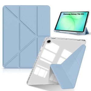 (HinZann) Samsung Galaxy Tab ケース、Galaxy Tab A11 2025/A9 2023 8.7インチ用、PUレザー外層+TPU内層、軽量・360
