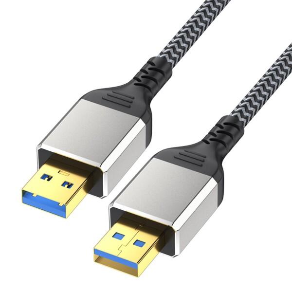 Akkerds USB 3.0パブリックデータケーブル A-Aポート USB 3.0 5Gbps伝送...