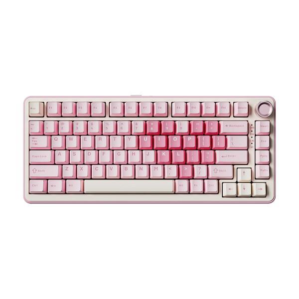 YUNZII B75 PRO 75% ガスケットゲーミングキーボード 無線メカニカルキーボード BT...