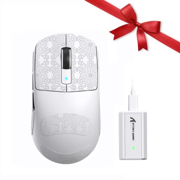 ATTACK SHARK R6ワイヤレス ゲーミングマウス 39g超軽量 Bluetooth/有線/...