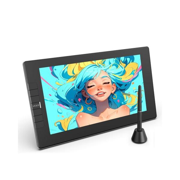 VEIKK 液タブ 11.6インチ 液晶タブレット スマホ対応 フルラミネーション加工 スリムベゼル...