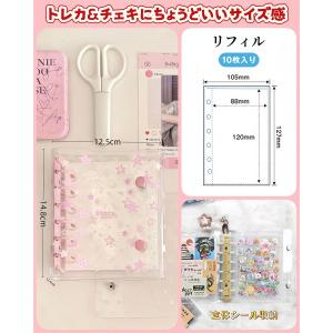Tibemiシール帳 女の子 はがせるa7 シ...の詳細画像2