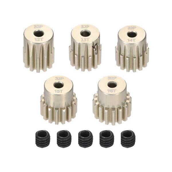 Rebower 5個セット 32P ピニオンギア 12T 13T 14T 15T 16T 3.175...