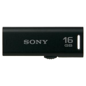 スタイリッシュ＆コンパクトスライドアップ方式USBメモリー 16GB | USM16GR B SONY 【クリックポスト便】｜chanto3588